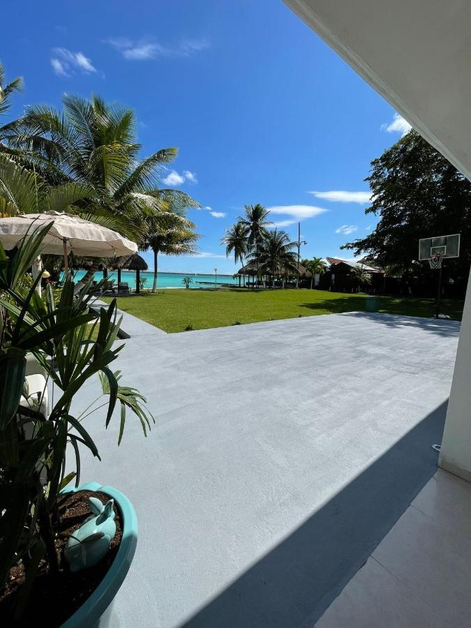 Villa Bianca Bacalar Bagian luar foto