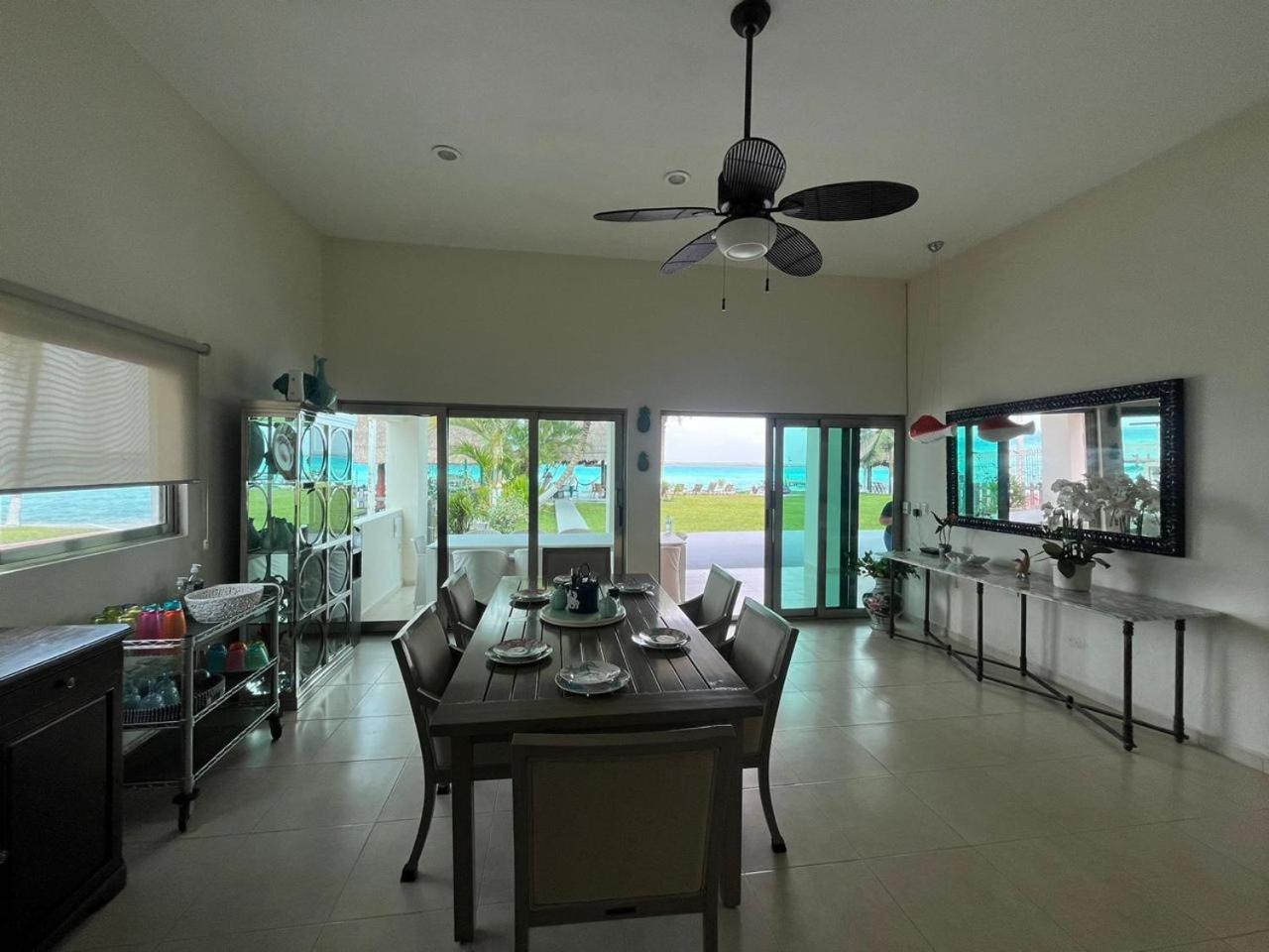Villa Bianca Bacalar Bagian luar foto
