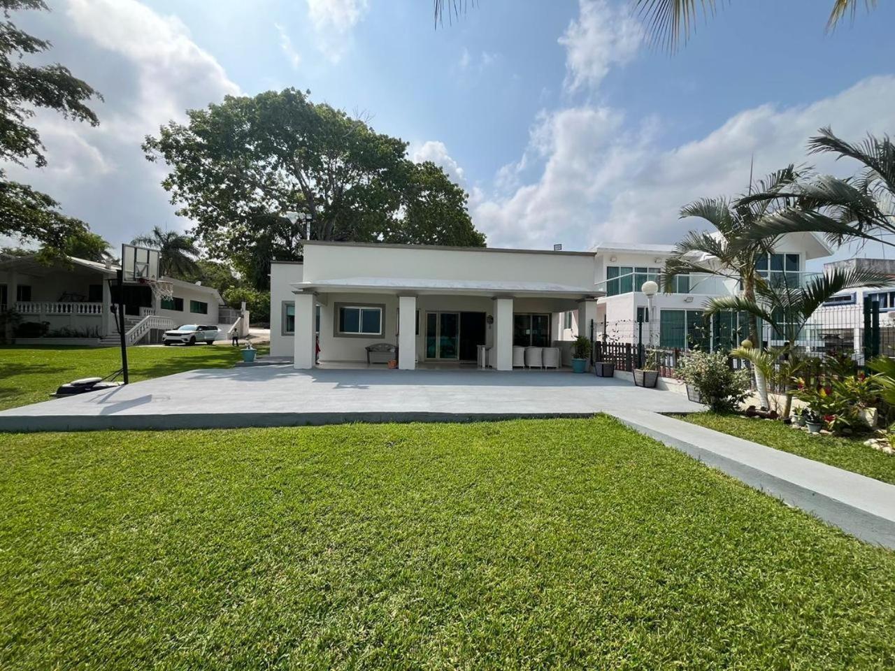 Villa Bianca Bacalar Bagian luar foto